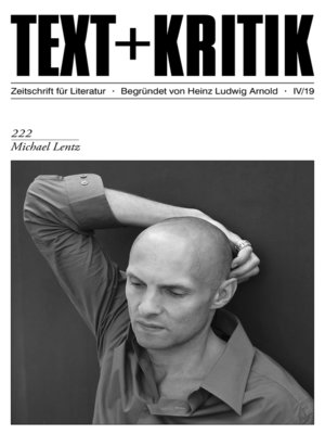 cover image of TEXT + KRITIK 222--Michael Lentz